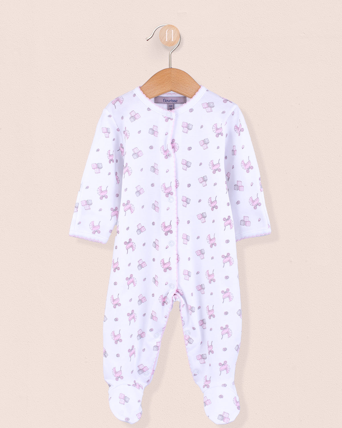 Pima Pink Stroller Stretchie